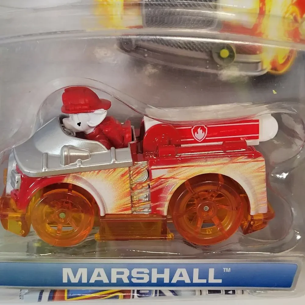 Paw Patrol Marshall Spark Series Diecast Nickelodeon Metal Vehicle Fire Engine